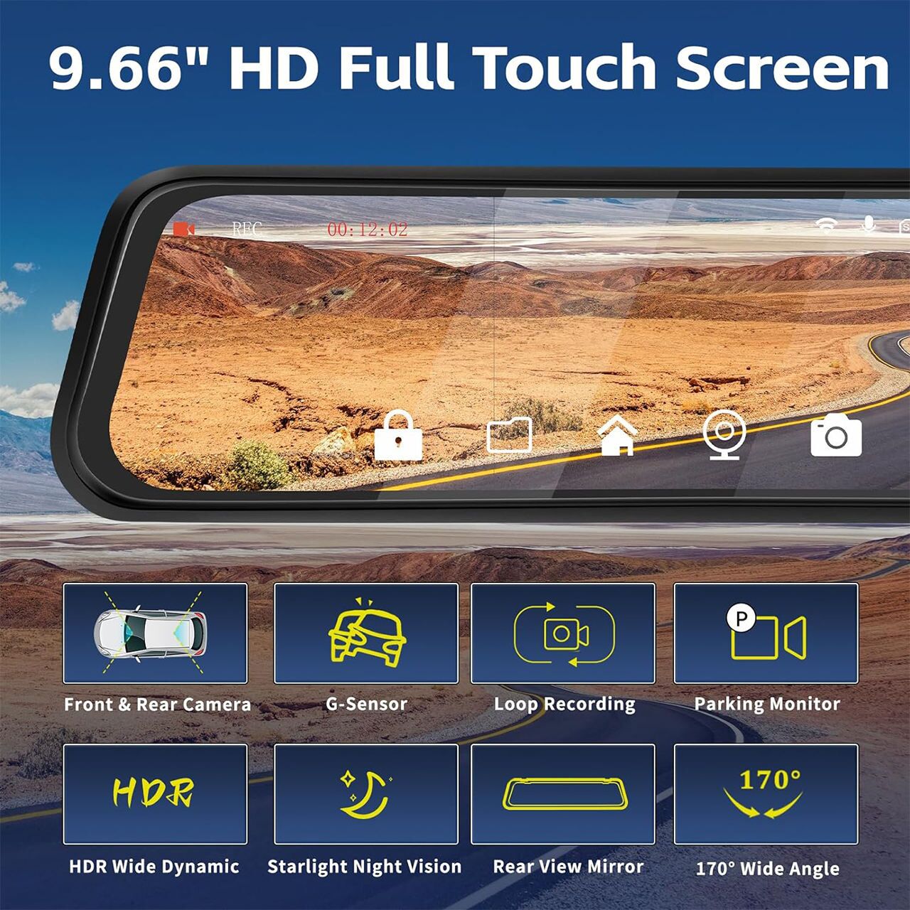 Carlover Mirror Dashcam - Image 2