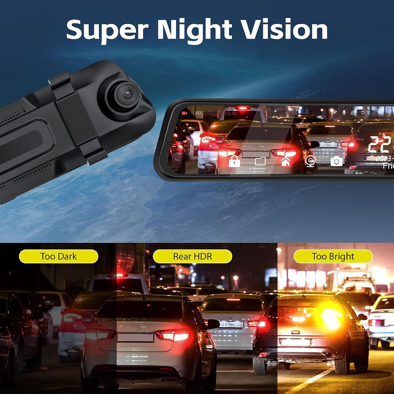 Carlover Mirror Dashcam